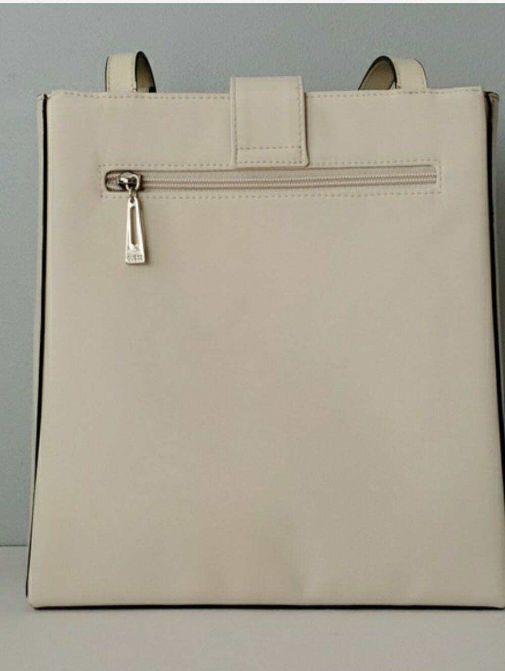Guess Vintage Y2K Creamy Off White Shoulder Bag Purse - Picture 7 of 10